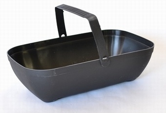 Black 36cm Trug Planters Collection > - Black Collection