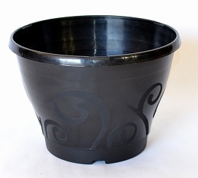 Black 27cm Planter Planters Collection > - Black Collection