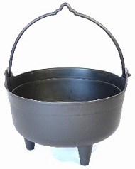 Black 28cm Cauldron Planters Collection > - Black Collection